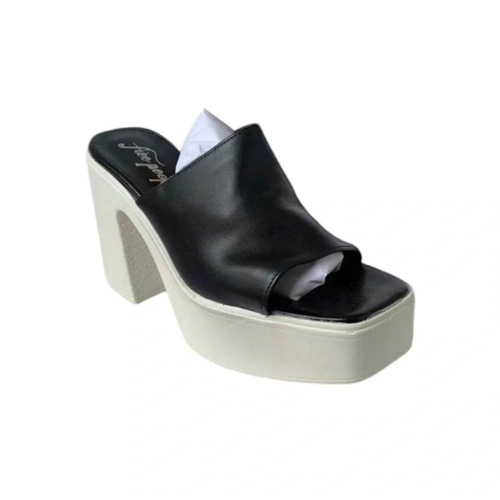 NWOT FREE PEOPLE ZOE PLATFORM MULES_8